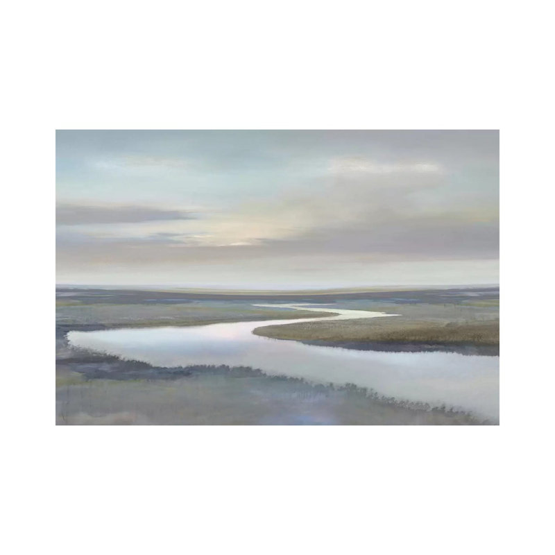 Riverbend IV by Christy McKee - Wrapped Canvas Gallery-Wrapped Canvas Giclée, 66.04 cm H x 45.72 cm W x 3.175 cm D