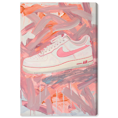 Tangerine Dash Nike Canvas Trend Sport Wall Art by Notoriart
