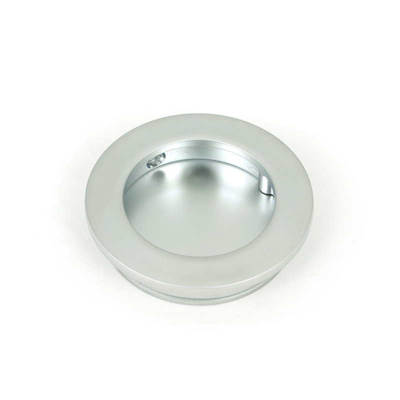 Polished Nickel 60Mm Plain Round Pull, 4 cm, Satin Chrome