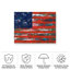 Toile d'extérieur «American Flag» par Patricia Alvez-87944477