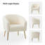 Fauteuil demi-tonneau en polyester 27,5 po Audwin-1697407188