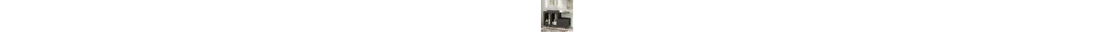Mobile End Table With Lockable Wheels, A Drawer And Raised Tabletop Edge-368040282