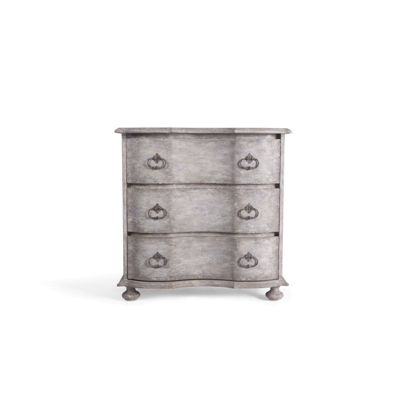 Tosca 3 - Drawer Solid Wood Nightstand