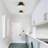 1-Light Dome Flush Mount Light