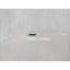 Tapis oriental rond 6 pi x 6 pi blanc tissé à la main, motif moderne Striae texturé, polyester, rond