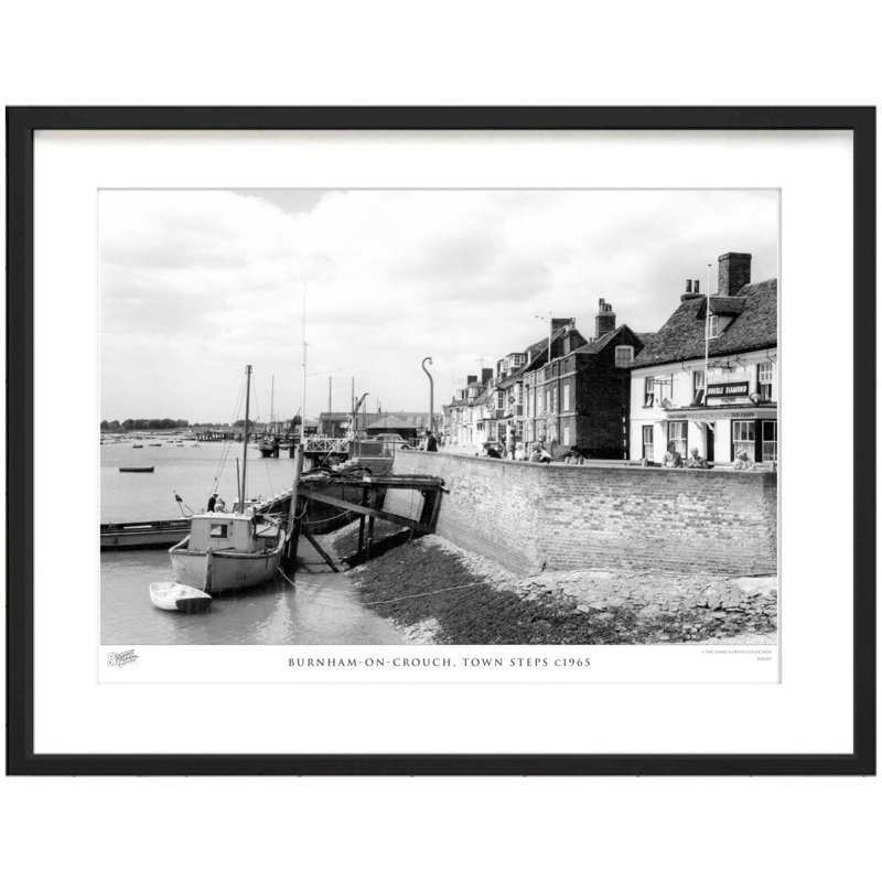 Burnham On Crouch, Town Steps C1965 by Francis Frith - Single Picture Frame Print, 28cm H x 36cm W x 2.3cm D