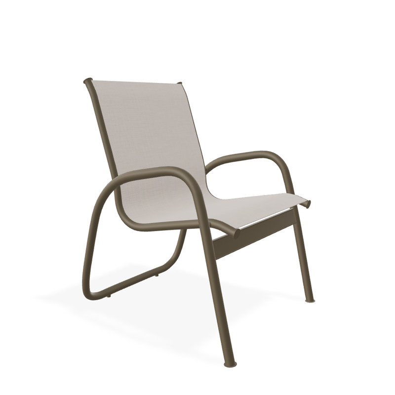 Fauteuil de patio Gardenella, Bois de plage texturé, Naturel