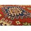 Tapis de couloir unique en laine noué à la main orange / crème 2 pi 7 po x 9 pi 9 po Lucy-Rose