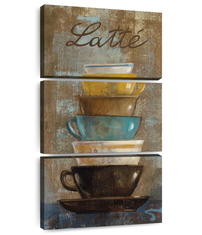 Antique Coffee Cups II, 80" H x 39" W