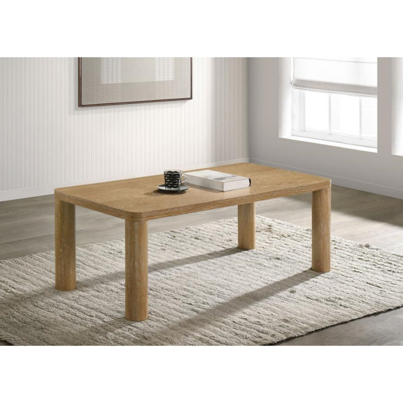 Table basse Threlfa, Chêne blanchi