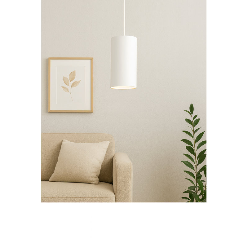 Contemporary and Stylish Linen Fabric Lamp Shade, White