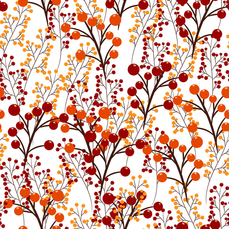 Floral Wall Mural, 2.08' W x 10.42' L