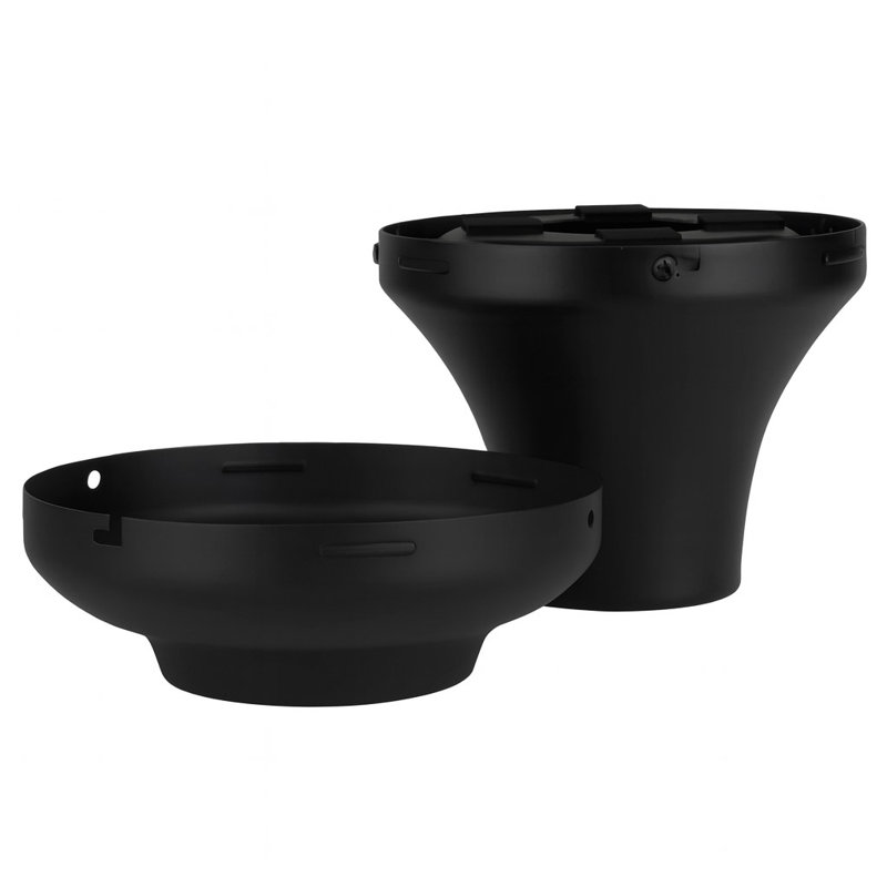 Ensemble de ventilateur de plafond à proximité du plafond - Noir - Homologué pour l'humidité, Noir