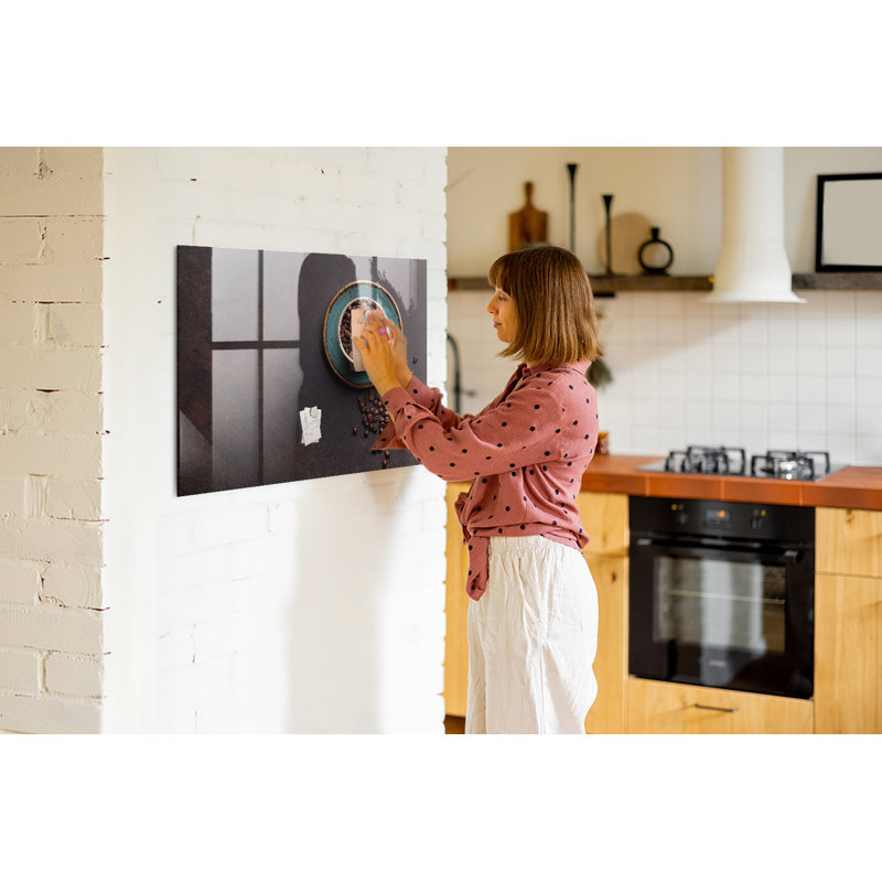 Magnetic Glass Photo Memo Board