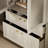 Living Room Set With 2 Display Cabinets