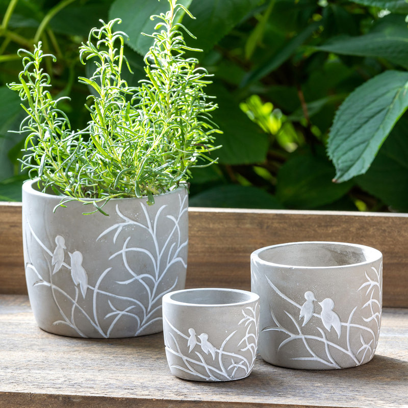 Pot Planter, 2.50" H x 3" W x 3" D