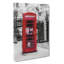 A Red Telephone Box In Abstract - Wrapped Canvas Painting-55367978