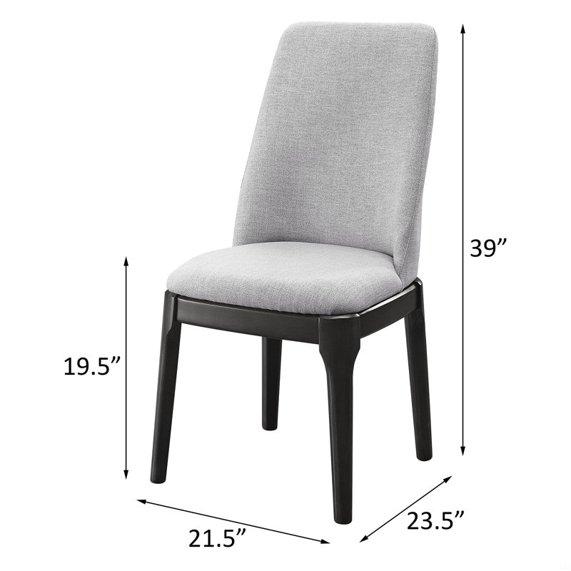 Ensemble de 2 chaises d'appoint rembourrées