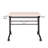 Mobili Rolling Writing Desk – Height Adjustable with Moveable Shelf & Locking Wheels-1892281023