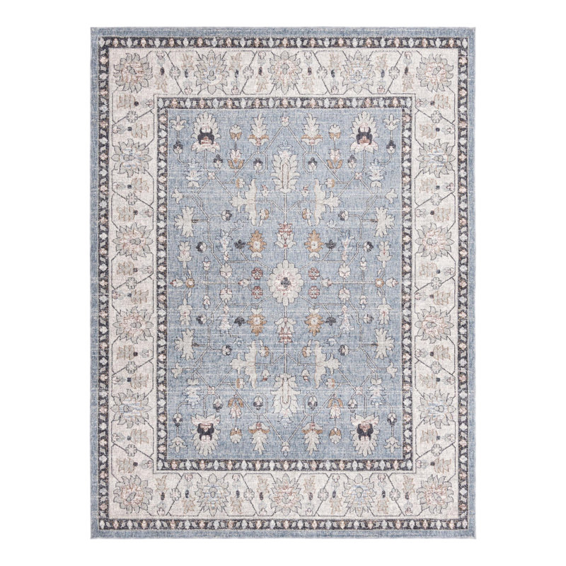 Erica Floral Indoor Rug, Rectangle 7'10" x 10'