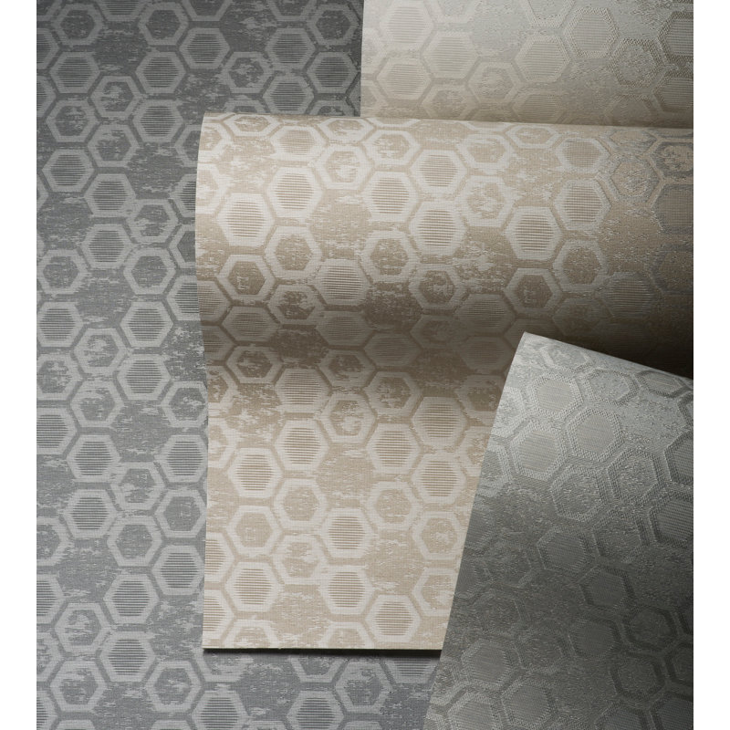 Rouleau de papier peint Hexagon Inspiration, Glacier