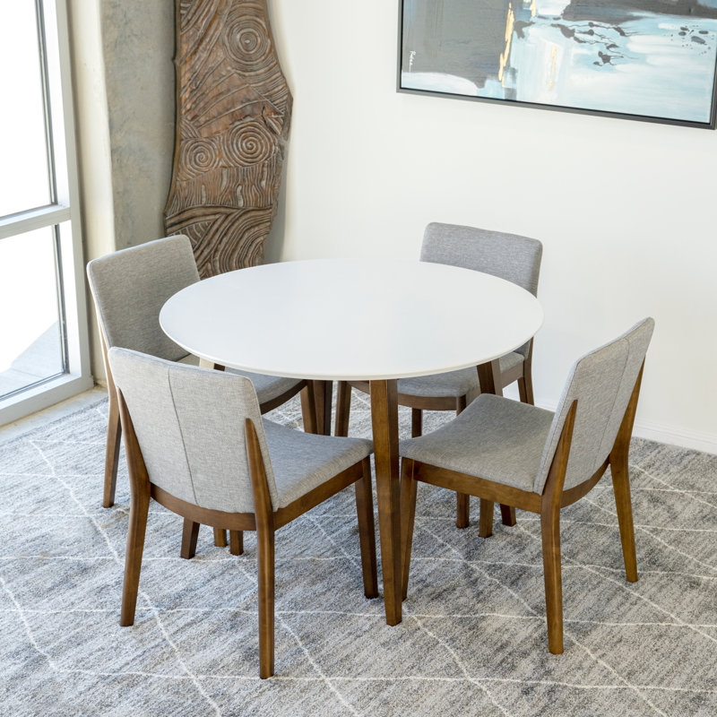 Ensemble repas pour 4 personnes Tottenville, Gris