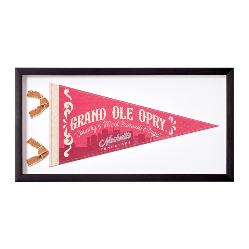 Grand fanion en lin Grand Ole Opry