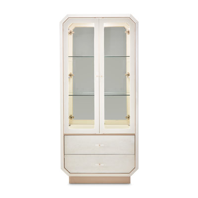 La Rachelle Lighted Curio Cabinet