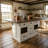 71" W Kitchen Island With Leaf
