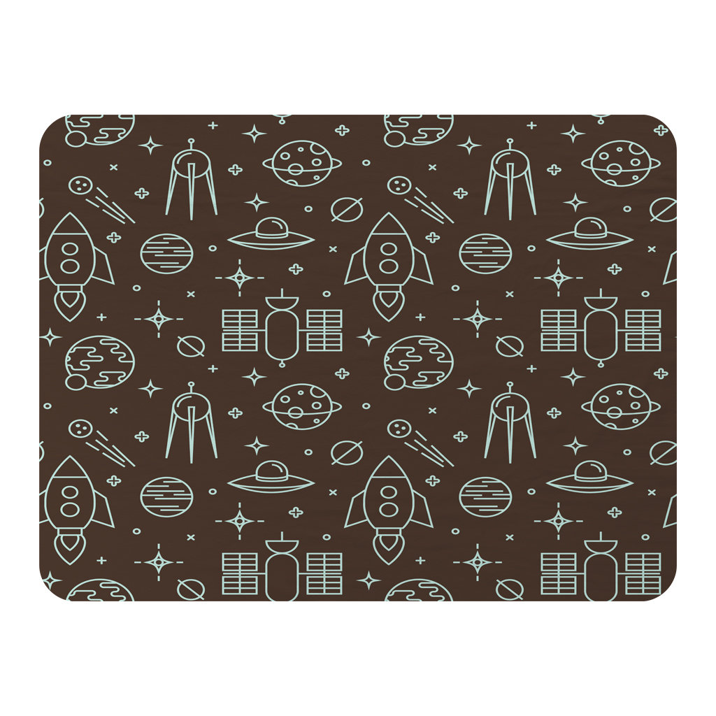 Clifford Planets and Stars Designer Blanket