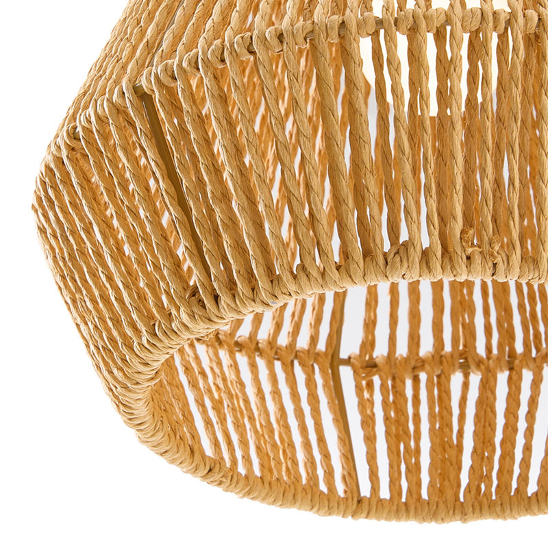 1 - Light Natural Caged Pendant