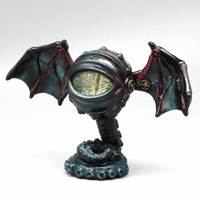 6.3 In L Steampunk Floating Eye Octobat Figurine  Poly Resin
