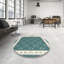 Tapis contemporaine vert/crème/brun-683609031