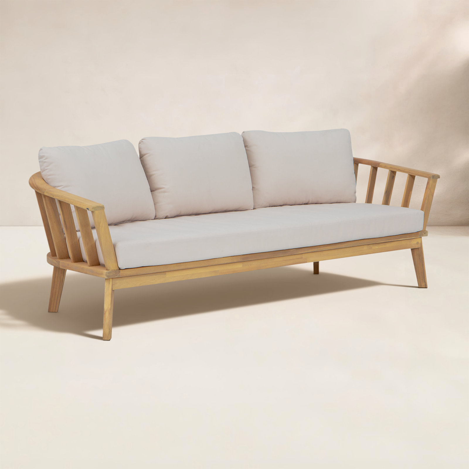 Dacey 78" Acacia Patio Sofa