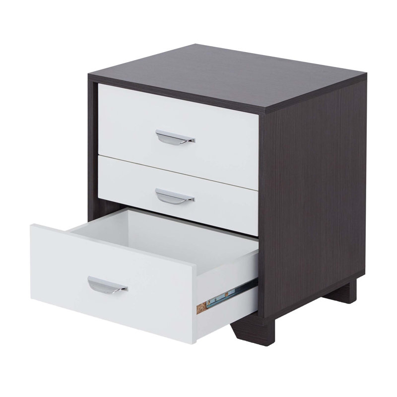 Accent Table, White/Black