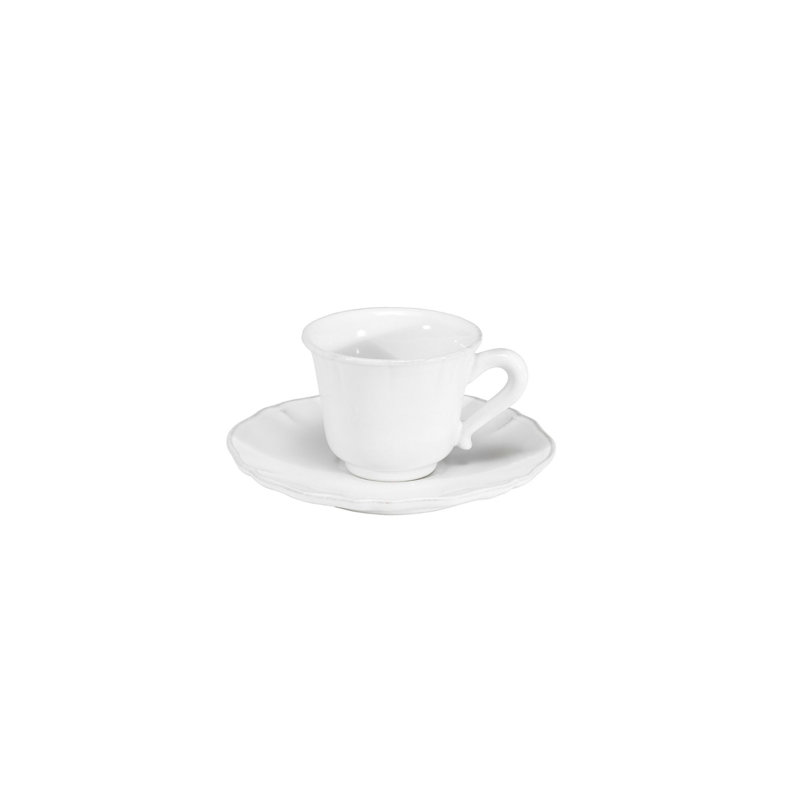 Tasse à café en grès Alentejo, Blanc