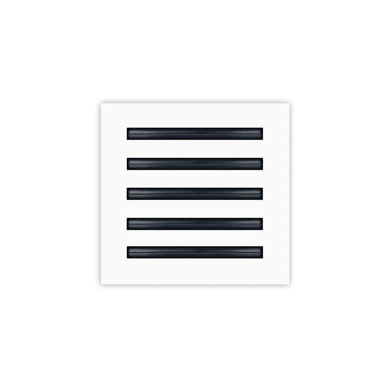 BUILDMART - 10x10 Modern AC Vent Cover - Standard Linear Slot Diffuser - Register Grille / Size: 2" H x 10" W x 10" L