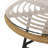 Orlando Outdoor Glass Top Faux Rattan Side Table,Tempered Glass Top End Table For Balcony Porch Deck-946064456