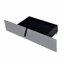 Lit plateforme tapissier en velours avec 2 tiroirs et 1 lit gigogne simple TG
