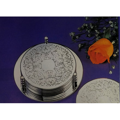 Ensemble de sous-verres avec support