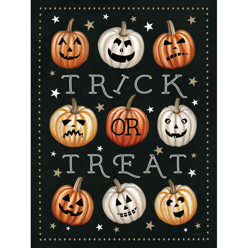 «Jack-O-Lanterns» par Elizabeth Tyndall, H 18 po x l 12 po