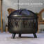 Gladys Round Iron Charcoal Fire Pit