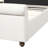 Guinel Modern Transitional Linen Blend Upholstered Platform Bed with Thick Headboard and Solid Wood Legs-124215905-124215906