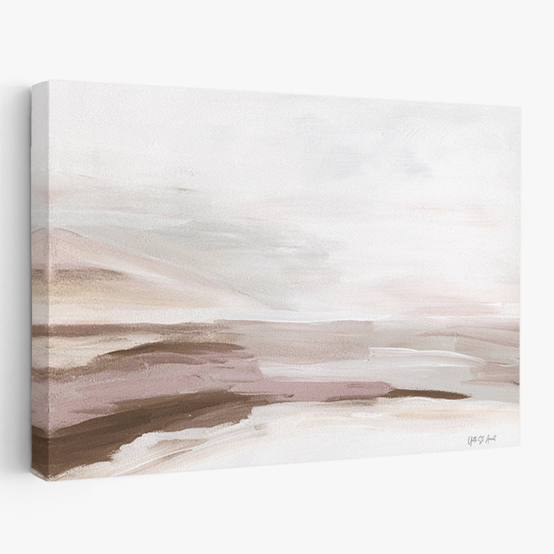 Abstrait côtier - paysage marin de rêve, H 16 po x l 24 po