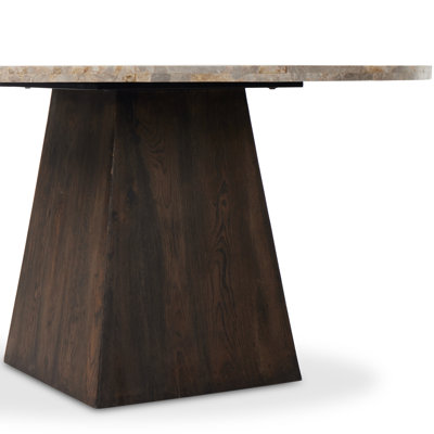 Brisa Round Stone Dining Table