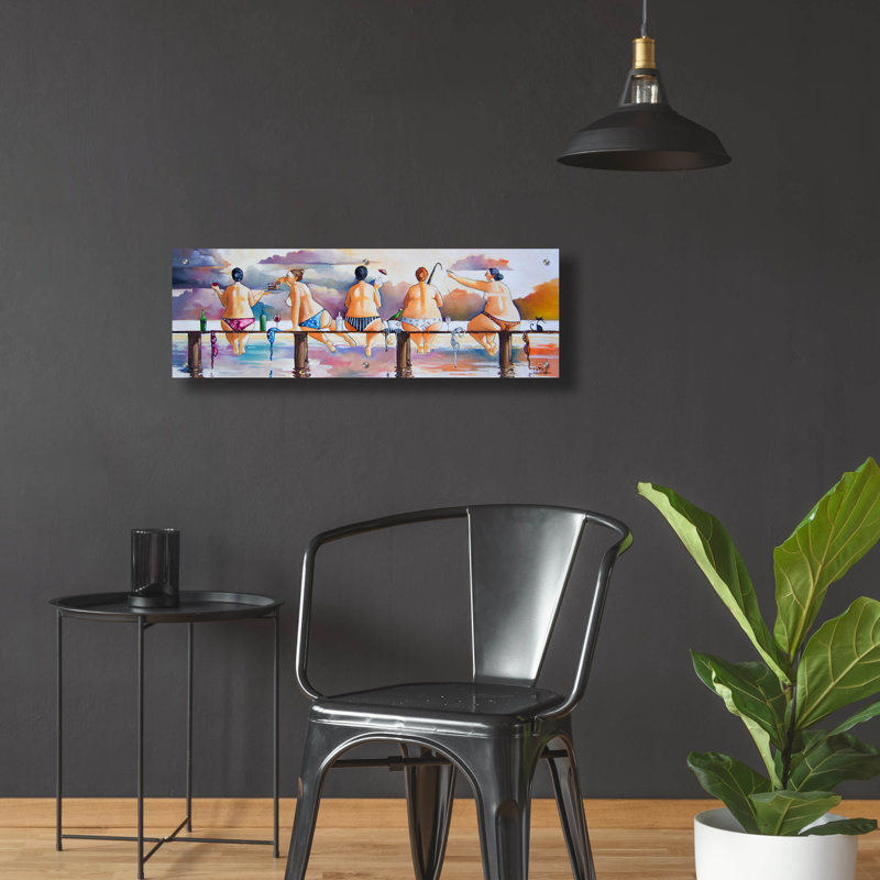 Art mural en verre Rosecliff Heights, H 12 po x l 36 po