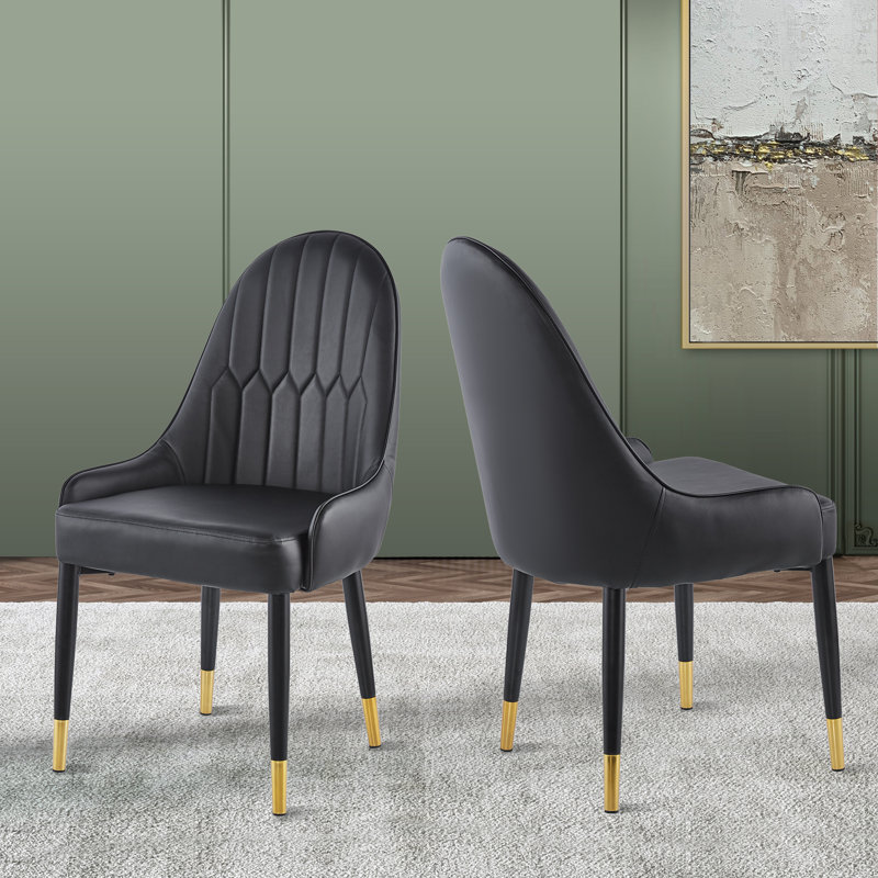 Chaise d'appoint en fer Nadel, Noir, noir, noir, noir