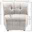 Chaise d'appoint en velours touffeté de 83,82 cm de largeur Jedson-1454906597