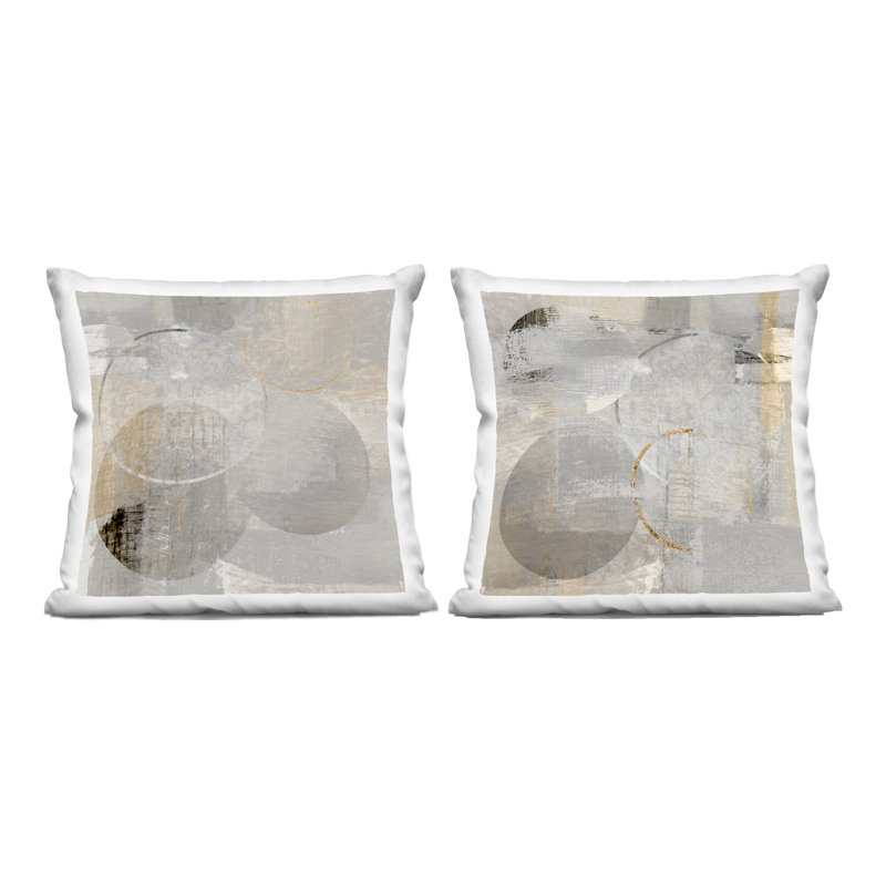 Ensemble de coussins décoratifs 2 pièces Brushed Mute