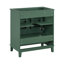 Meuble-lavabo 30 po sans lavabo, base seulement, armoire de salle de bain multifonctionnelle avec portes et tiroir, cadre solide et panneau de fibres à densité moyenne, vert foncé